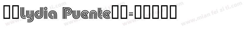 全包Lydia Puente字体字体转换